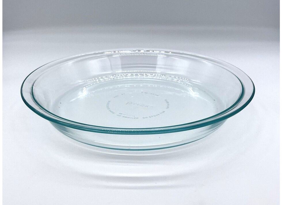 Vintage Pyrex 209 Clear Glass Pie Plate Baking Dish Pan 9"